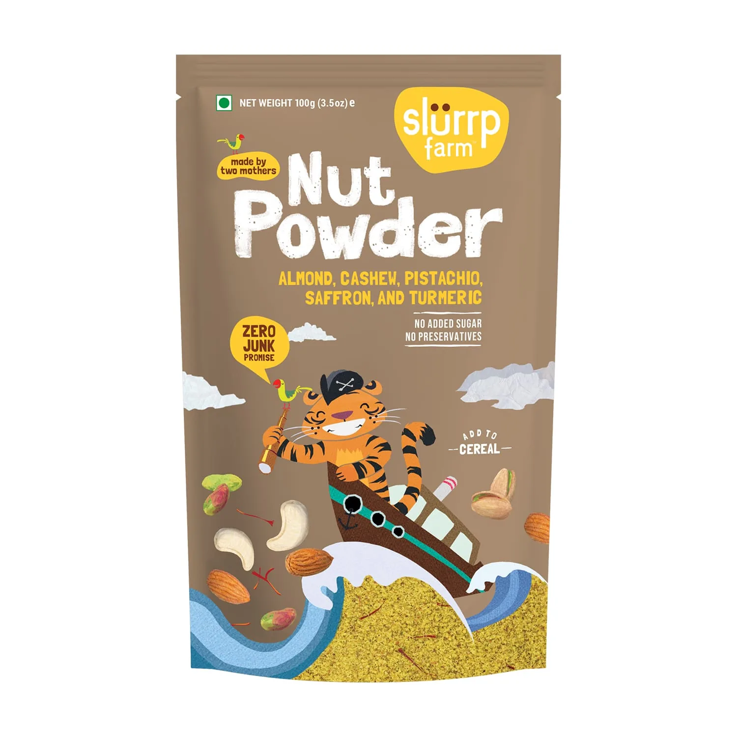 Slurrp Farm product visual for Slurrp Farm Nut Powders for Kids