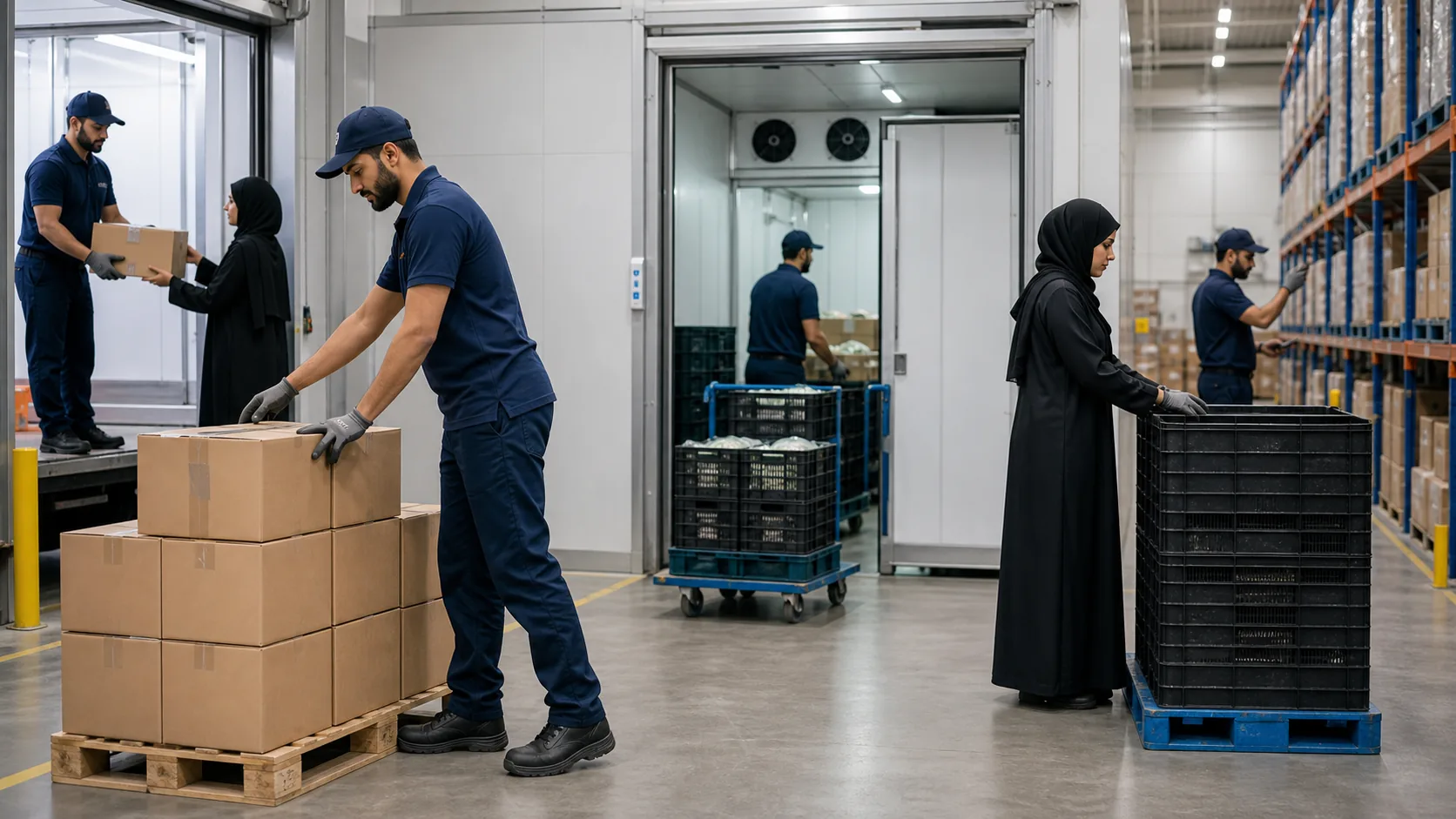 The Role of Food Distributors in the Modern Supply Chain industry visual in the UAE