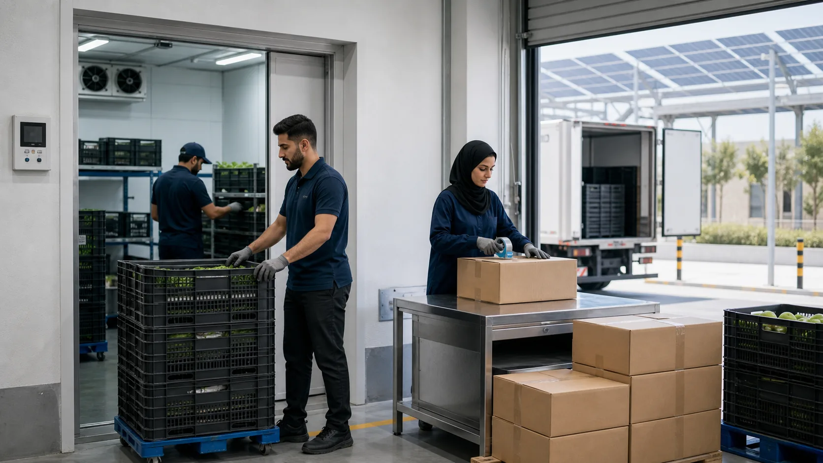 Sustainability in Food Distribution industry visual in the UAE