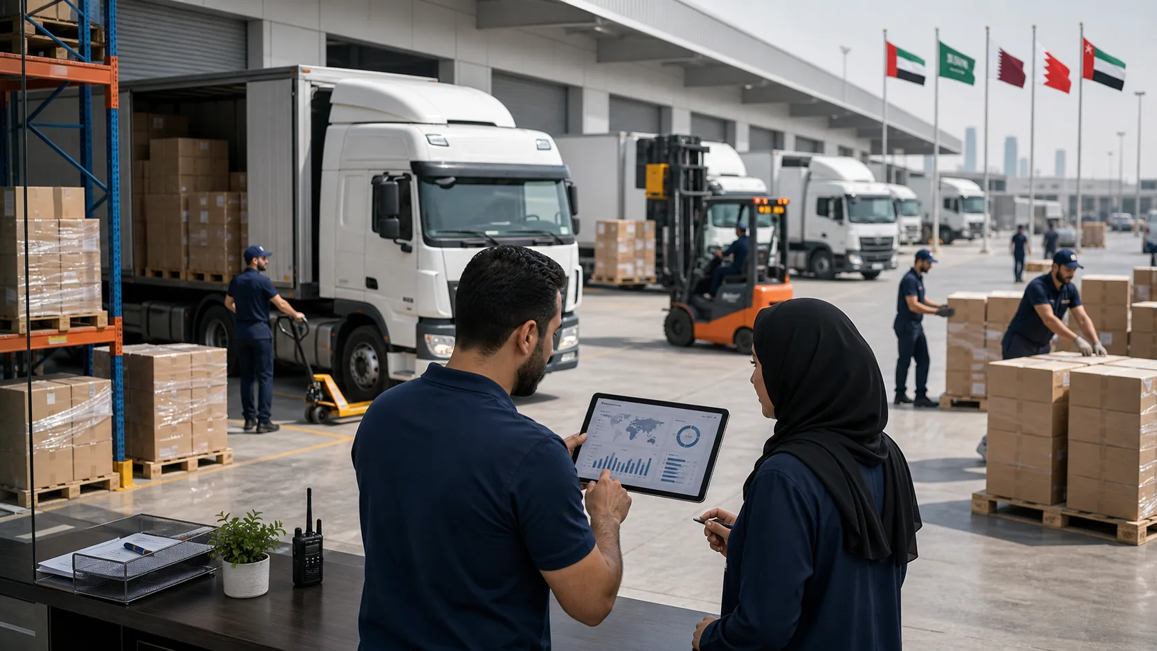 FMCG Distribution in the GCC industry visual in the UAE