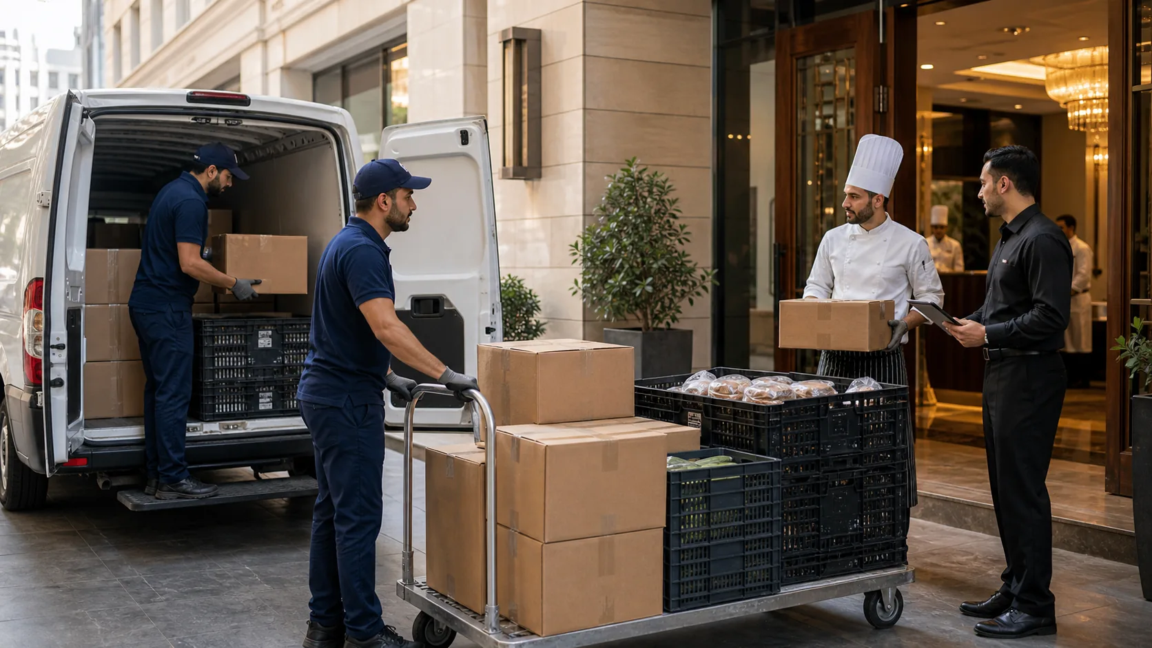 HORECA Distribution in Dubai industry visual in the UAE
