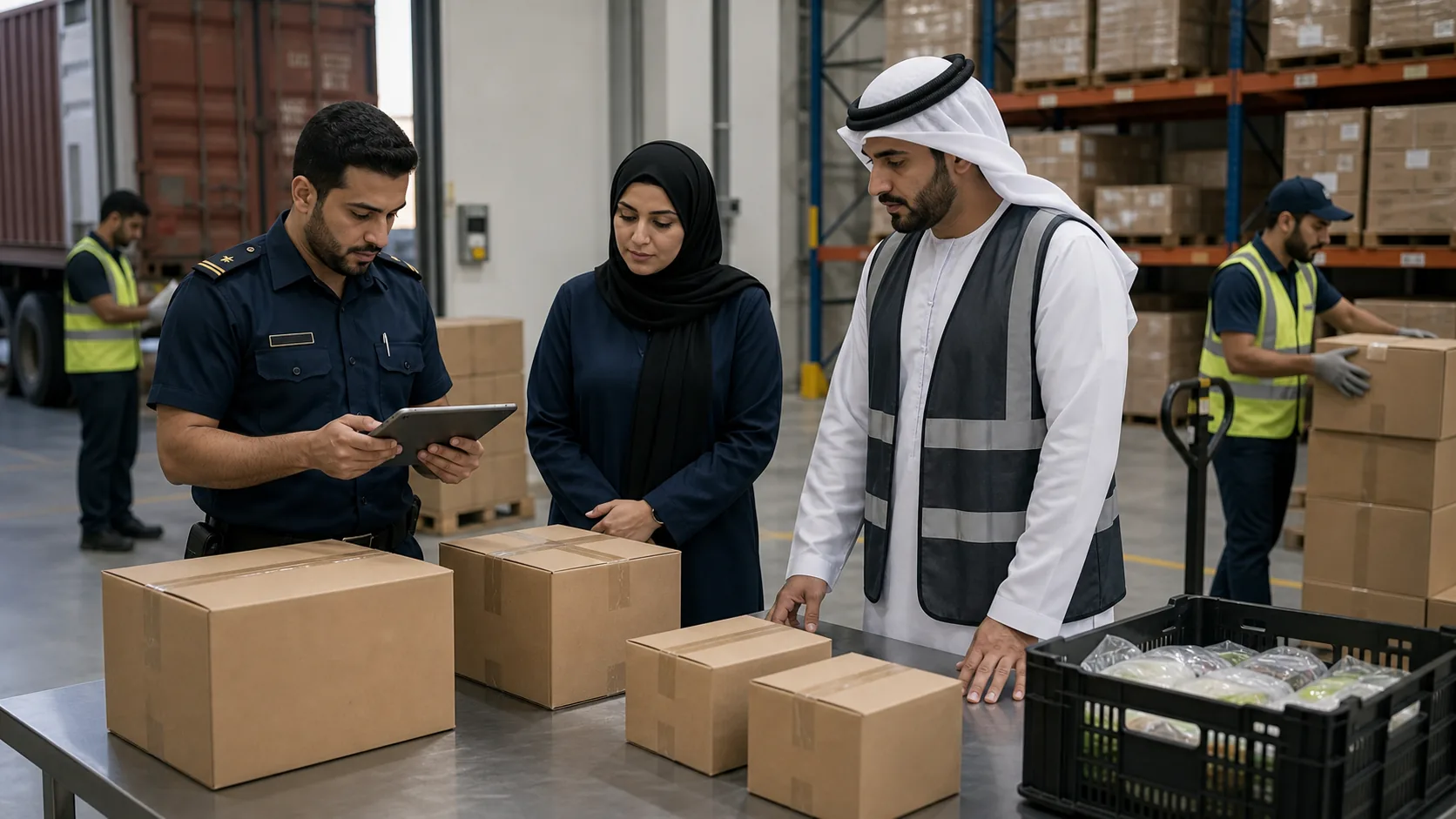 Food Import Regulations in UAE industry visual in the UAE