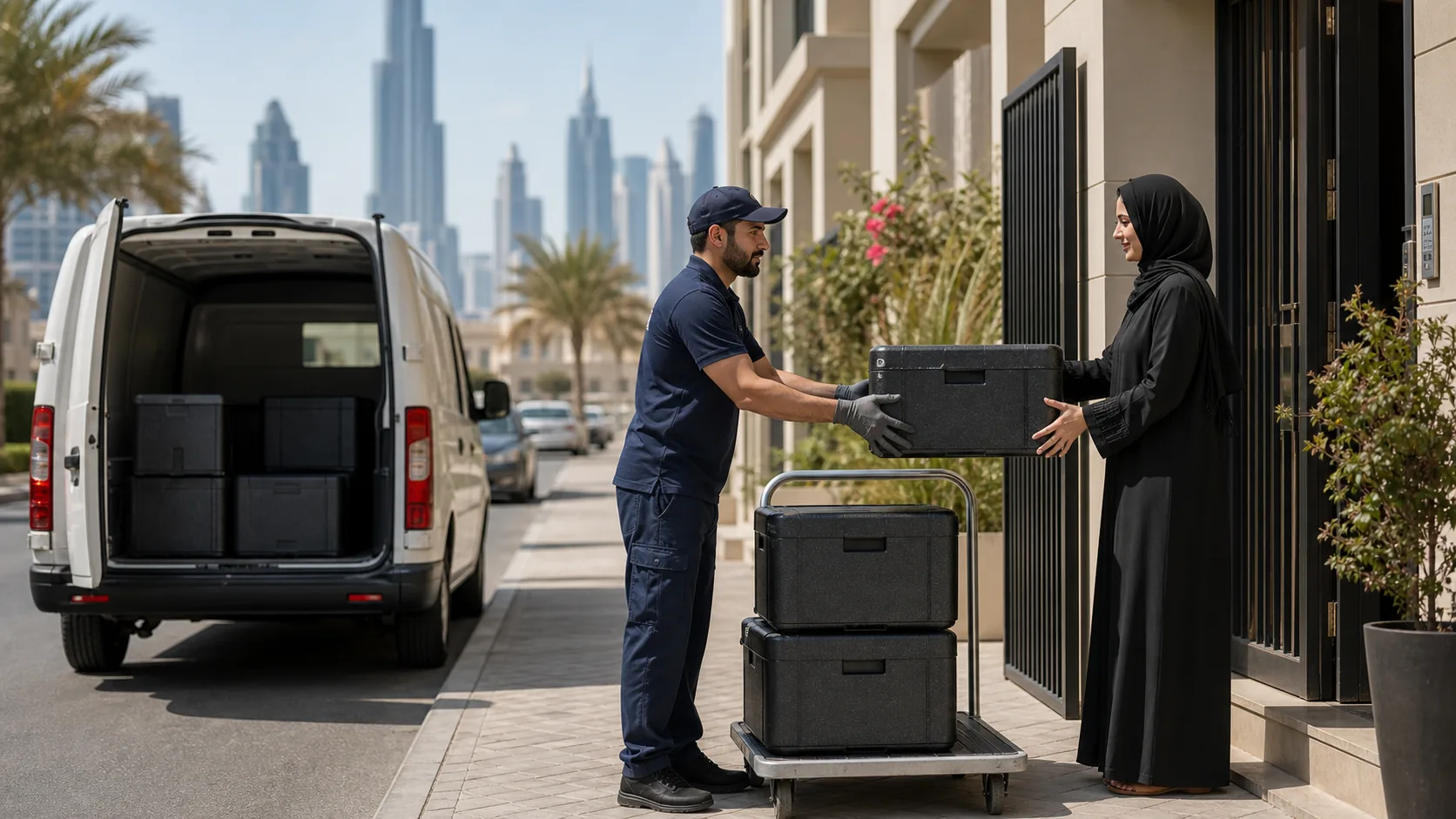 Last-Mile Delivery for FMCG in UAE industry visual in the UAE