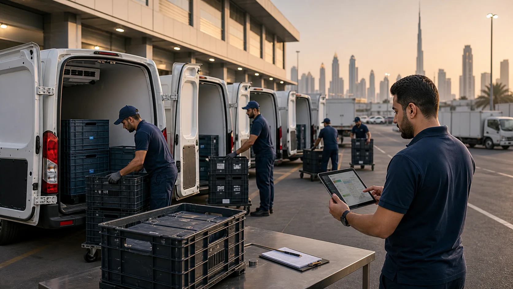 Last-Mile Delivery for FMCG in UAE industry visual in the UAE