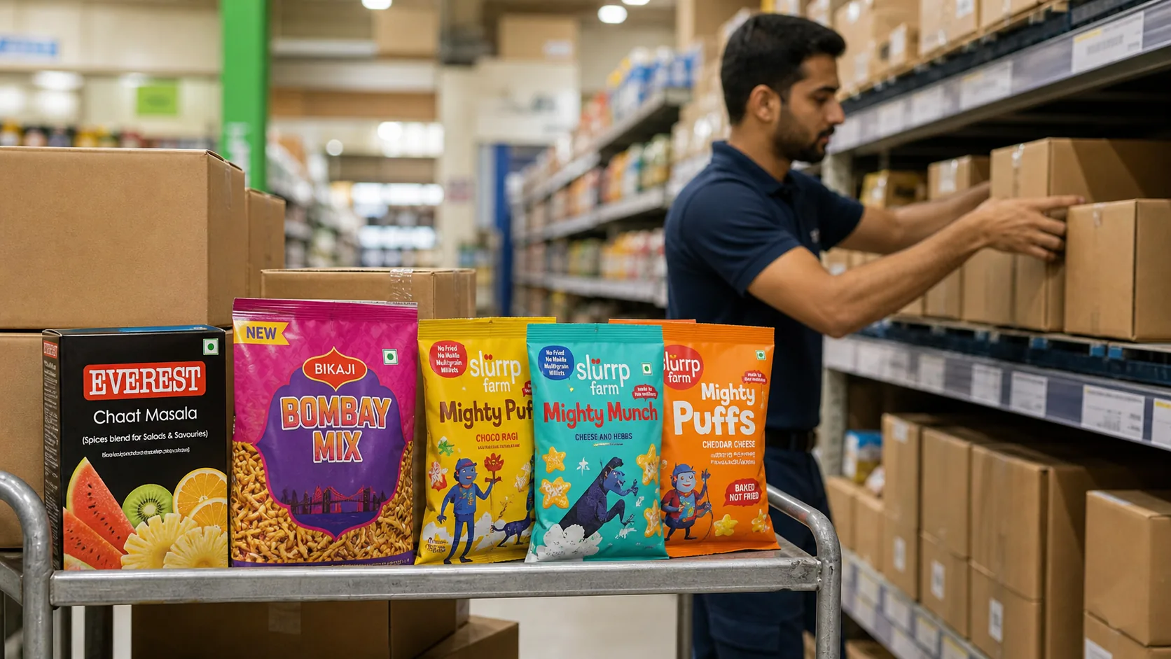 Neutral UAE distribution visual for The Rise of Indian Snacks and Spices in the UAE: Distribution Trends