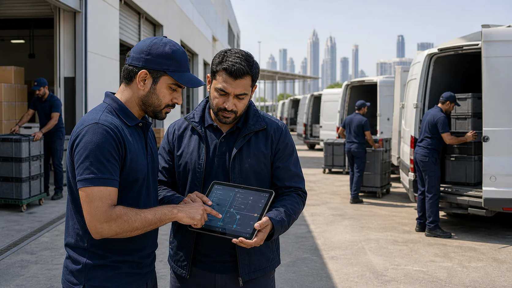 Last-Mile Delivery FMCG UAE Challenges and Solutions for Distributors industry visual in the UAE