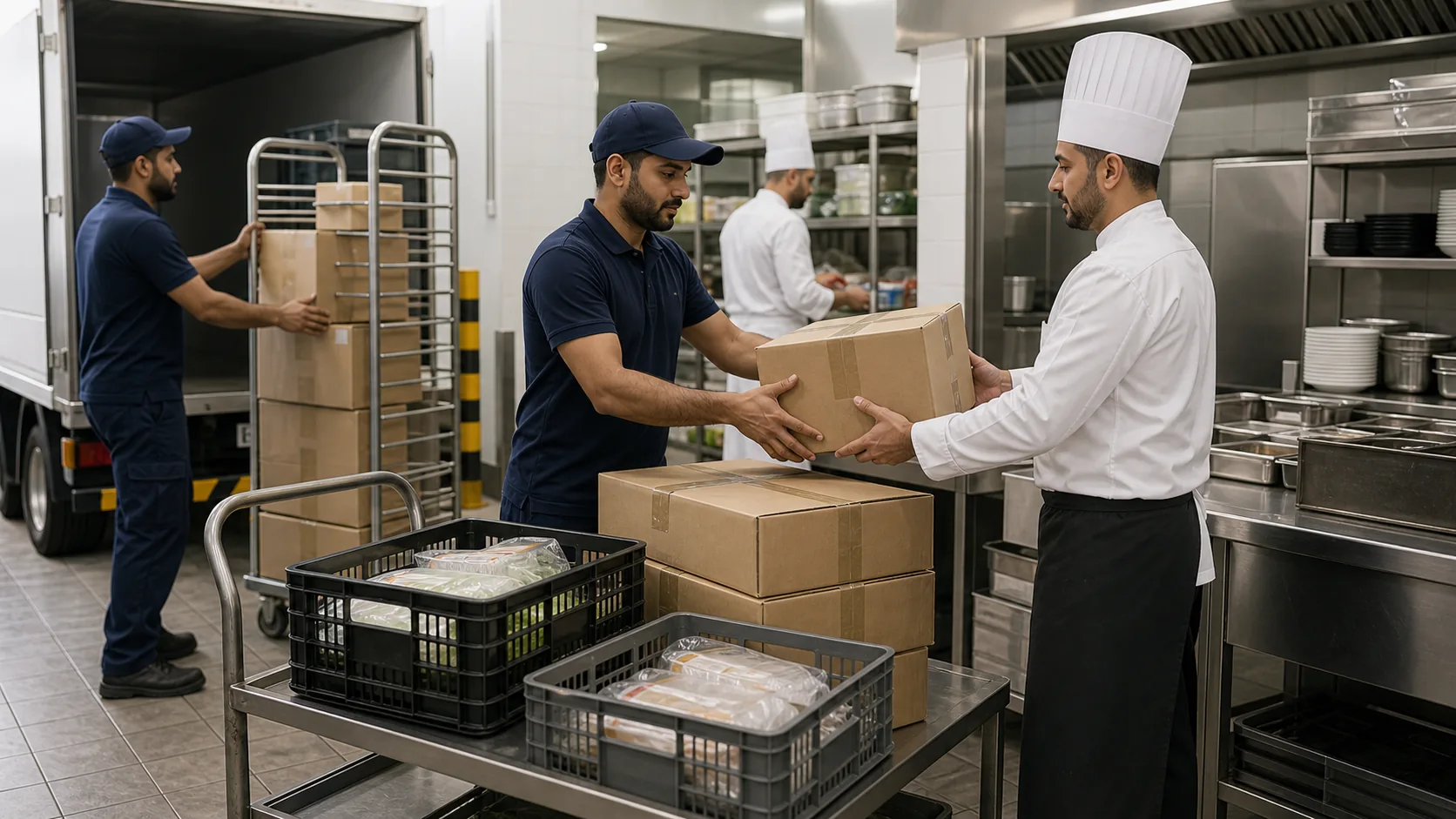 HORECA Distribution Dubai Supplying Hotels, Restaurants and Catering O industry visual in the UAE