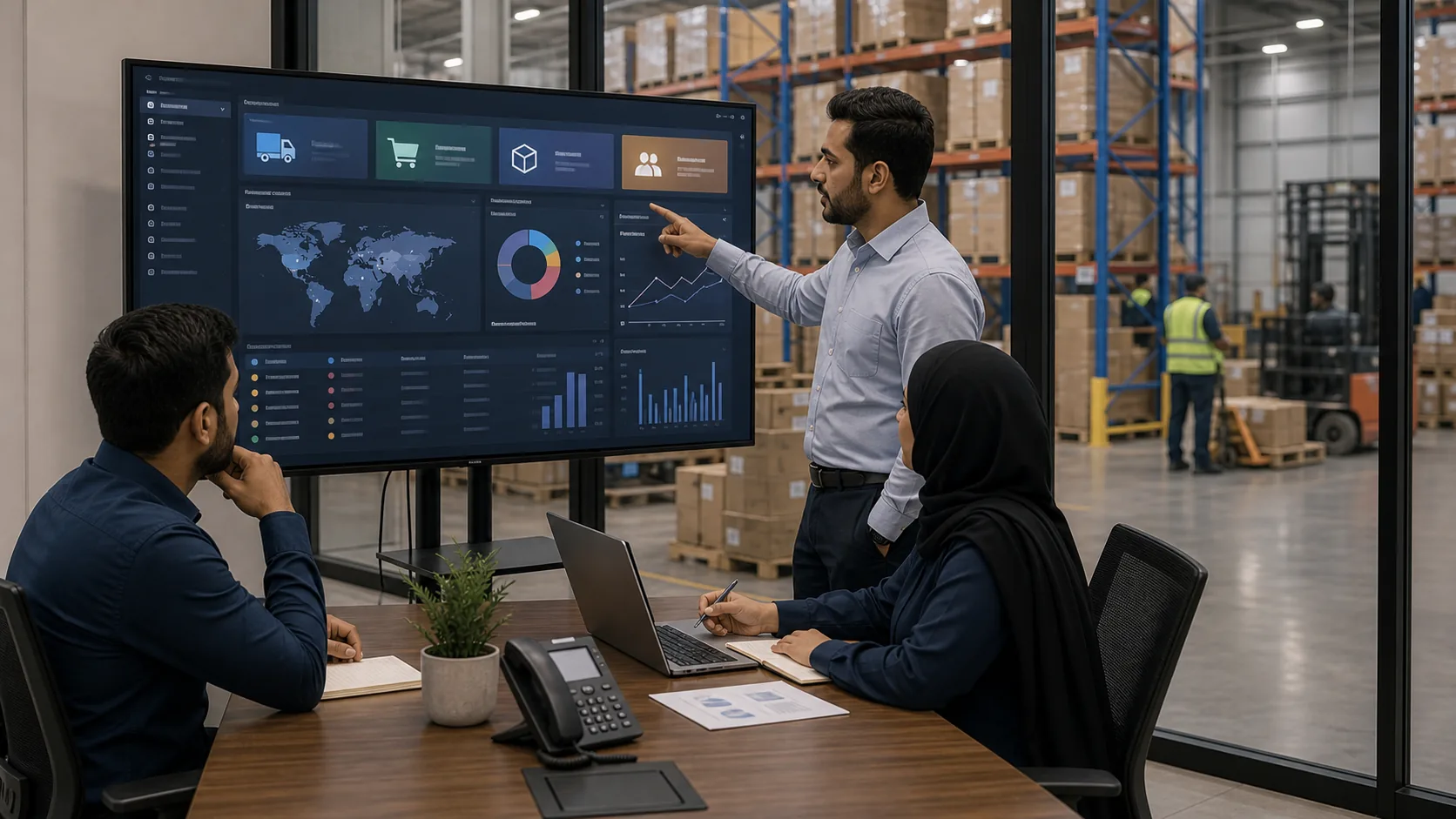 ERP-Driven Supply Chain: How Smart Distributors Stay Ahead in the UAE industry visual in the UAE