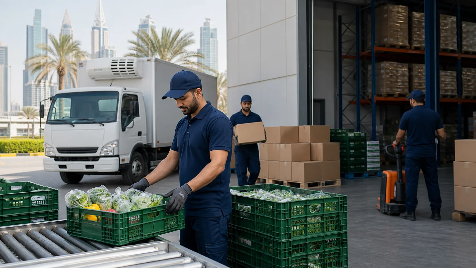 Sustainability in Food Distribution industry visual in the UAE