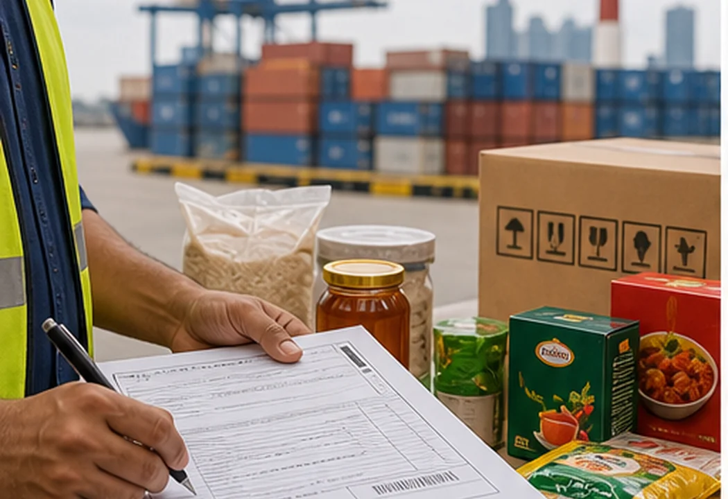 Bagason import customs documentation for FMCG products