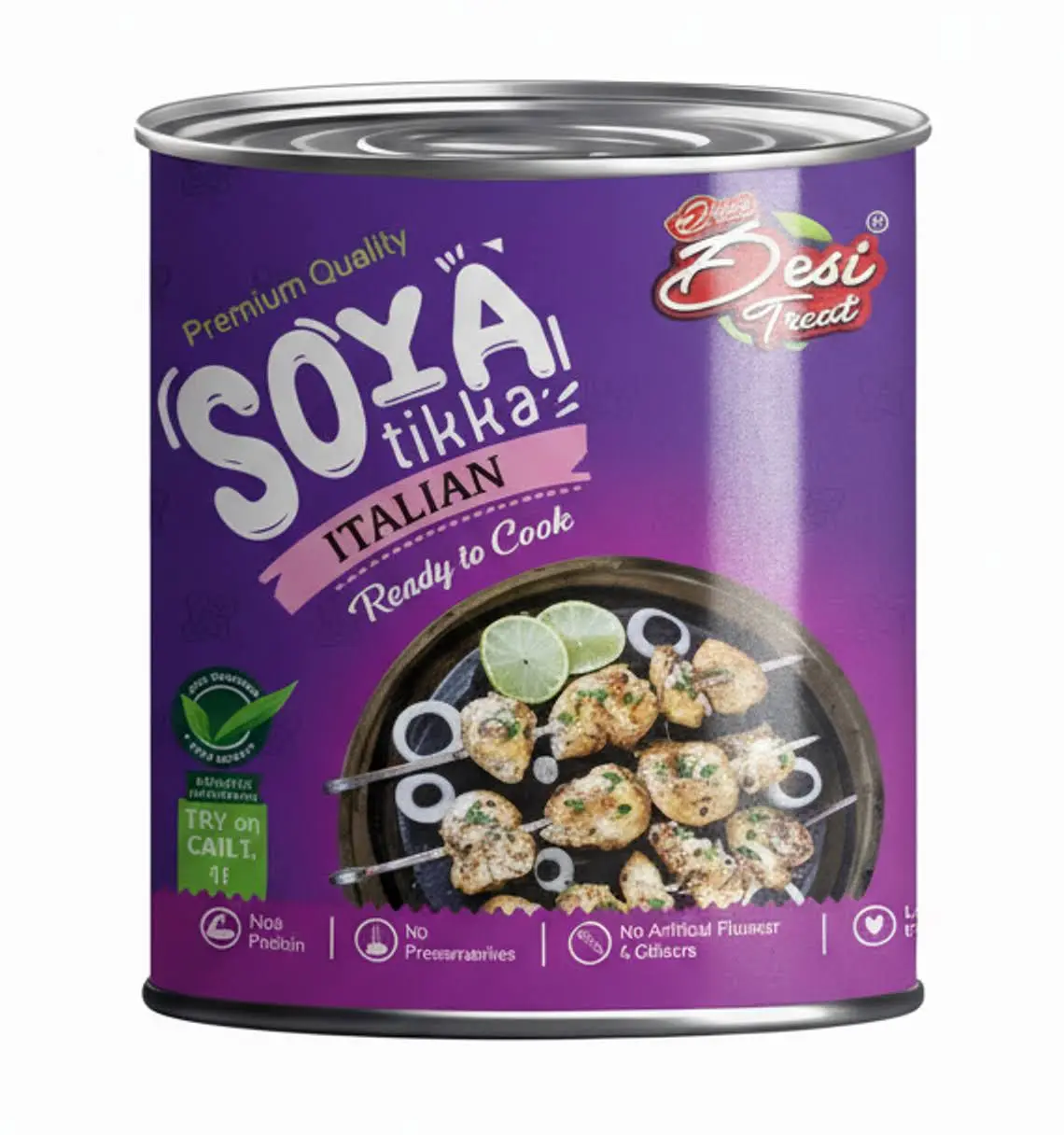 Desi Treat Soya Tikka - Italian — buy Desi Treat in UAE wholesale and retail