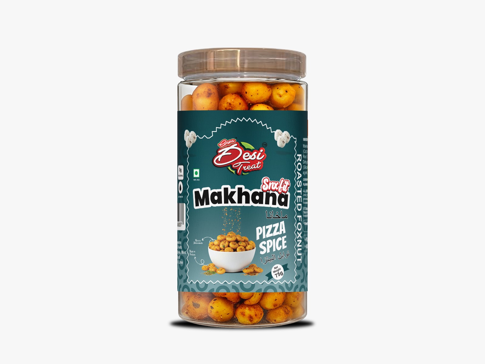 Desi Treat Pizza Spice Makhana — buy Desi Treat in UAE wholesale and retail