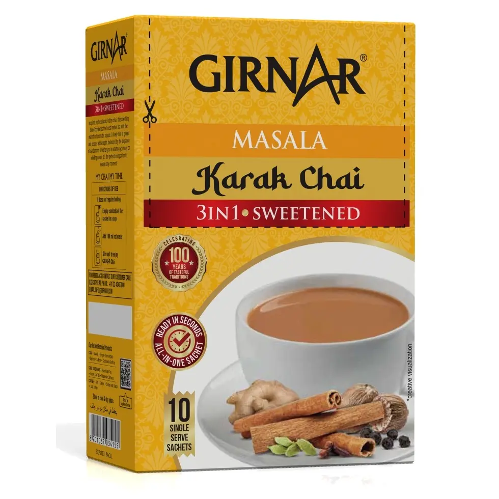 Girnar Masala 3in1 Premix Tea PROMO(10 Sachets) — buy Girnar in UAE wholesale and retail