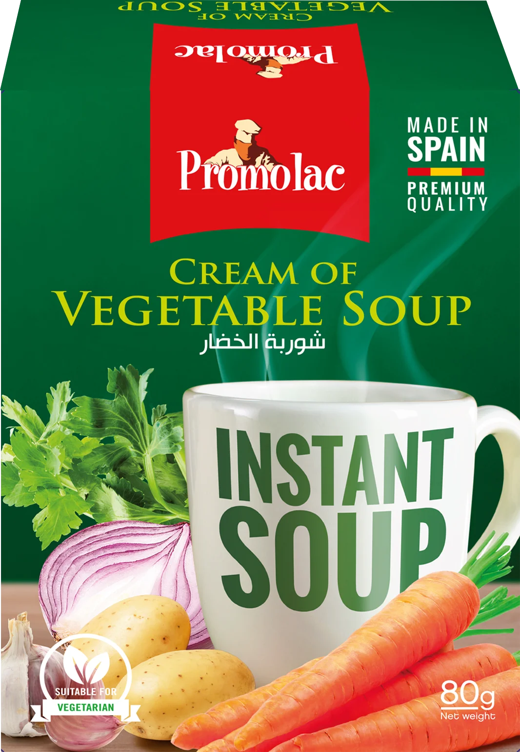 PROMOLAC Instant Vegetable Cream Soup — buy Promolac in UAE wholesale and retail