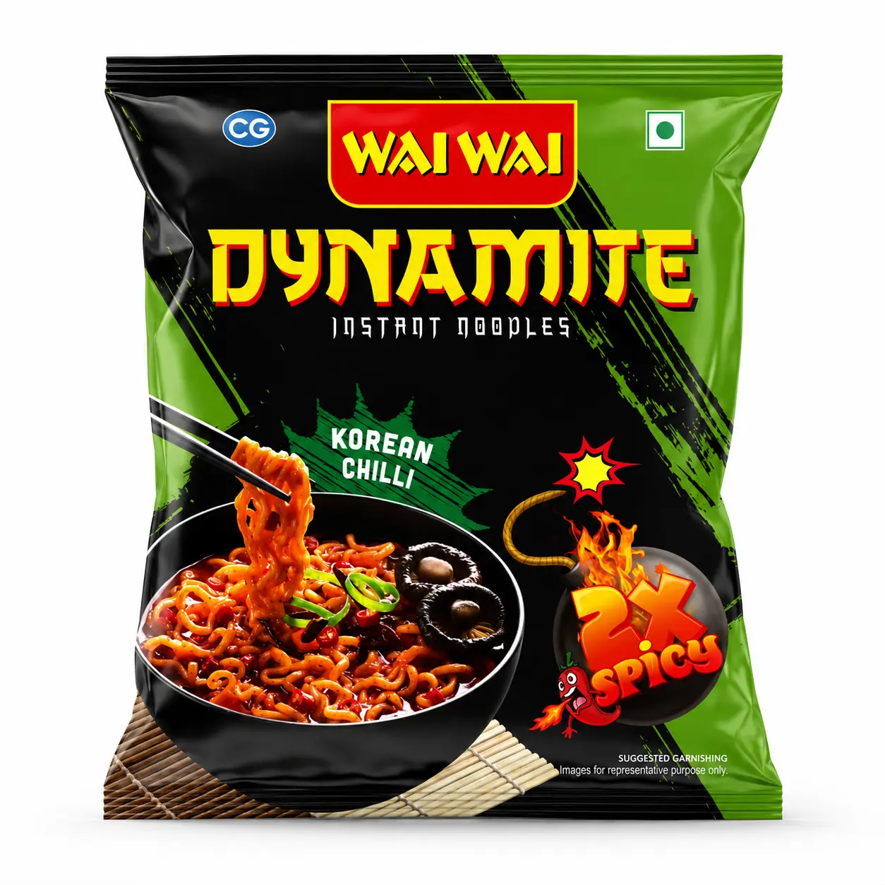 Wai Wai Dynamite Veg Noodles - Korean Chilli — buy Wai Wai in UAE wholesale and retail