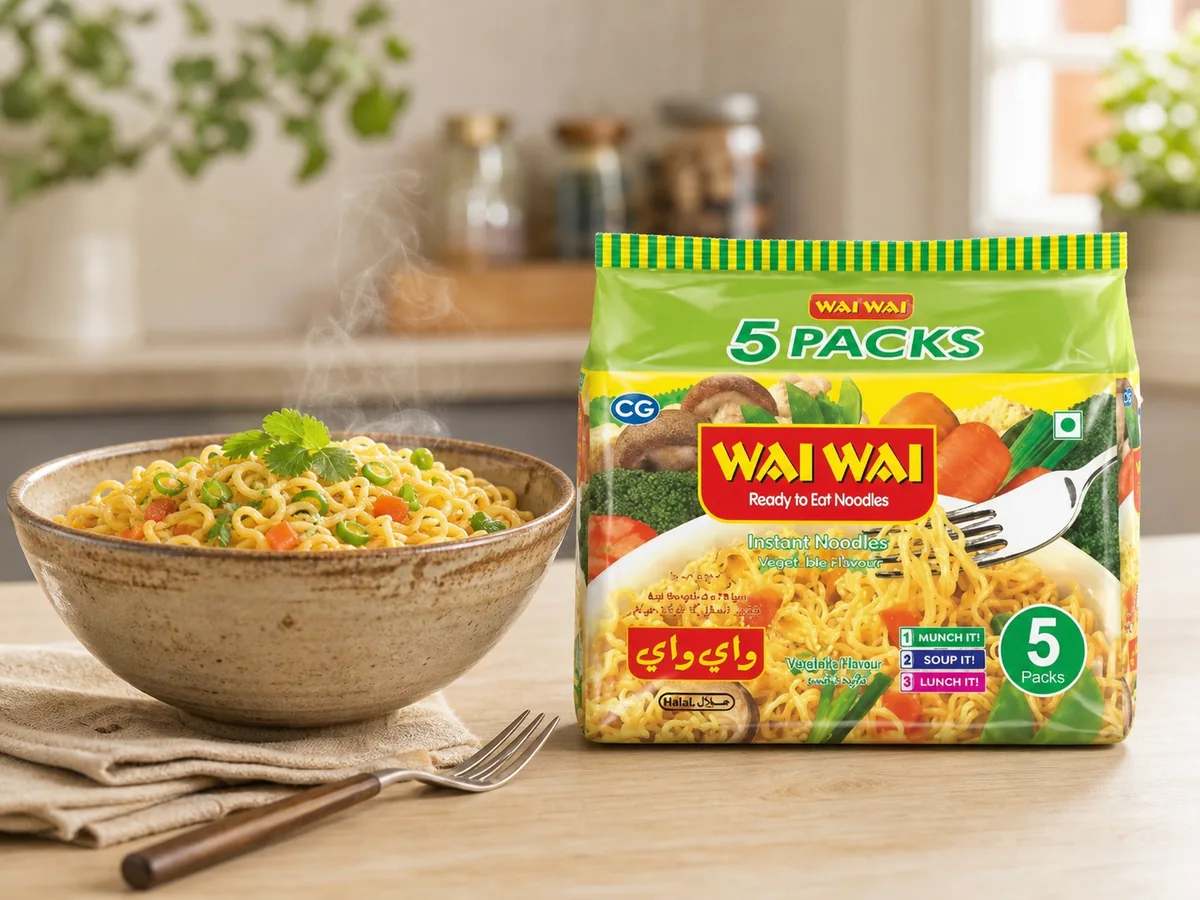 Wai Wai products supplied by Bagason Group in the UAE