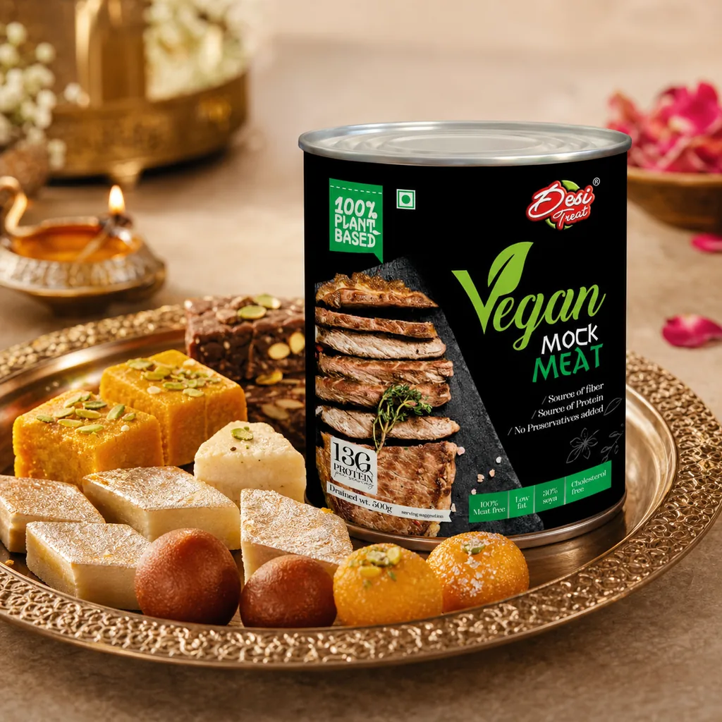 Desi Treat Vegan Mock Meat — Desi Treat stocked by Bagason Group in the UAE