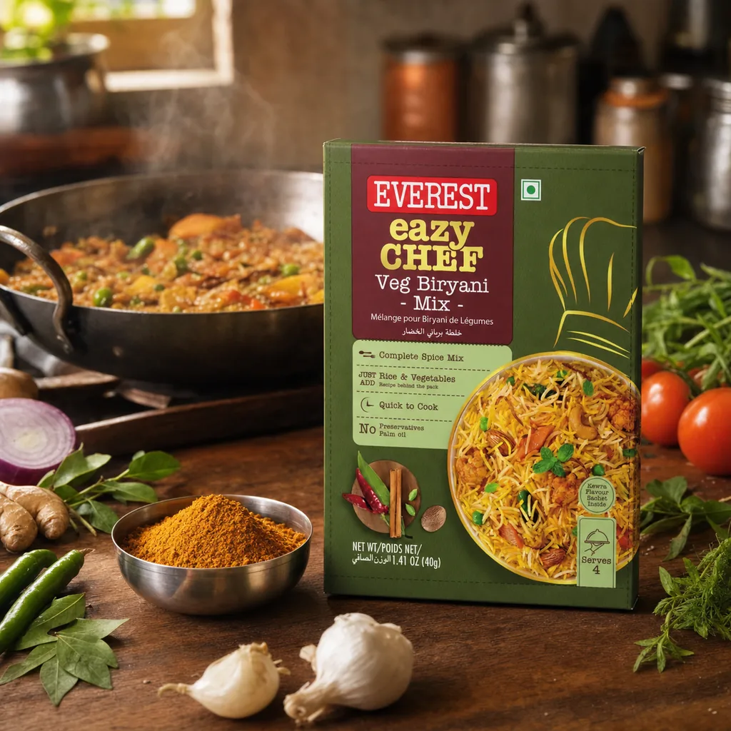 Everest Eazy Chef-Veg Biryani Mix — Everest stocked by Bagason Group in the UAE
