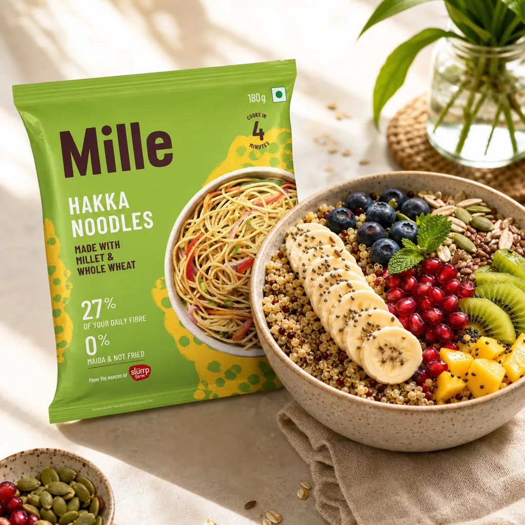 Mille Hakka Noodles — Mille stocked by Bagason Group in the UAE