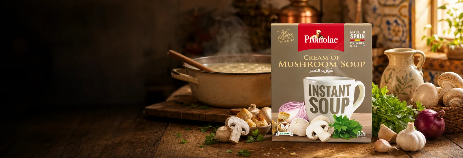 Promolac in everyday UAE kitchens and occasions, supplied by Bagason Group