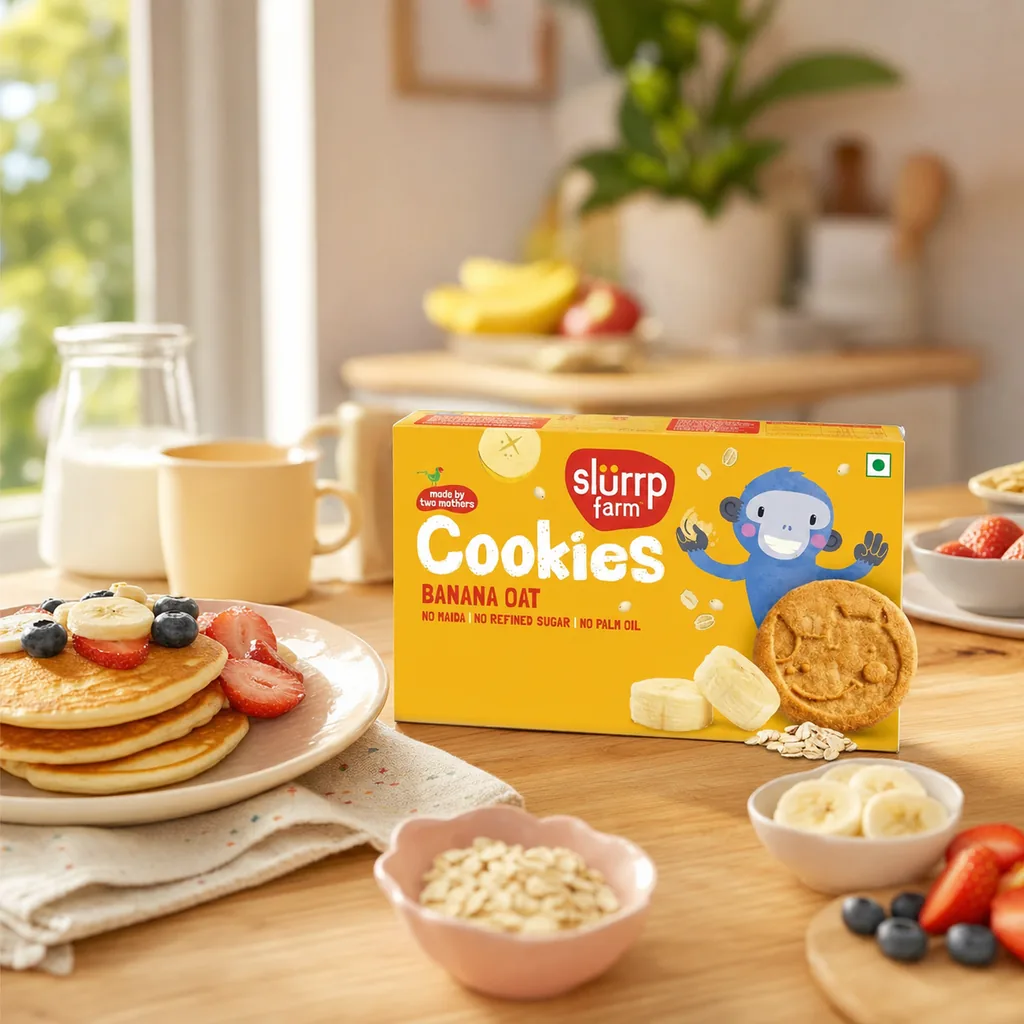 Slurrp Farm Cookies: Banana Oat — Slurrp Farm stocked by Bagason Group in the UAE