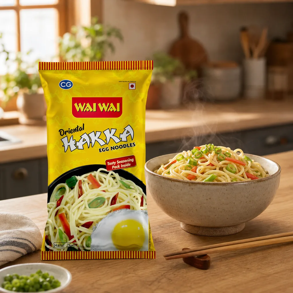 WAI WAI Hakka Noodles Egg — Wai Wai stocked by Bagason Group in the UAE