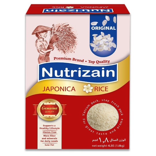 Nutrizain Japonica Rice (6x4lb) 1.8kg — buy Nutrizain in UAE wholesale and retail