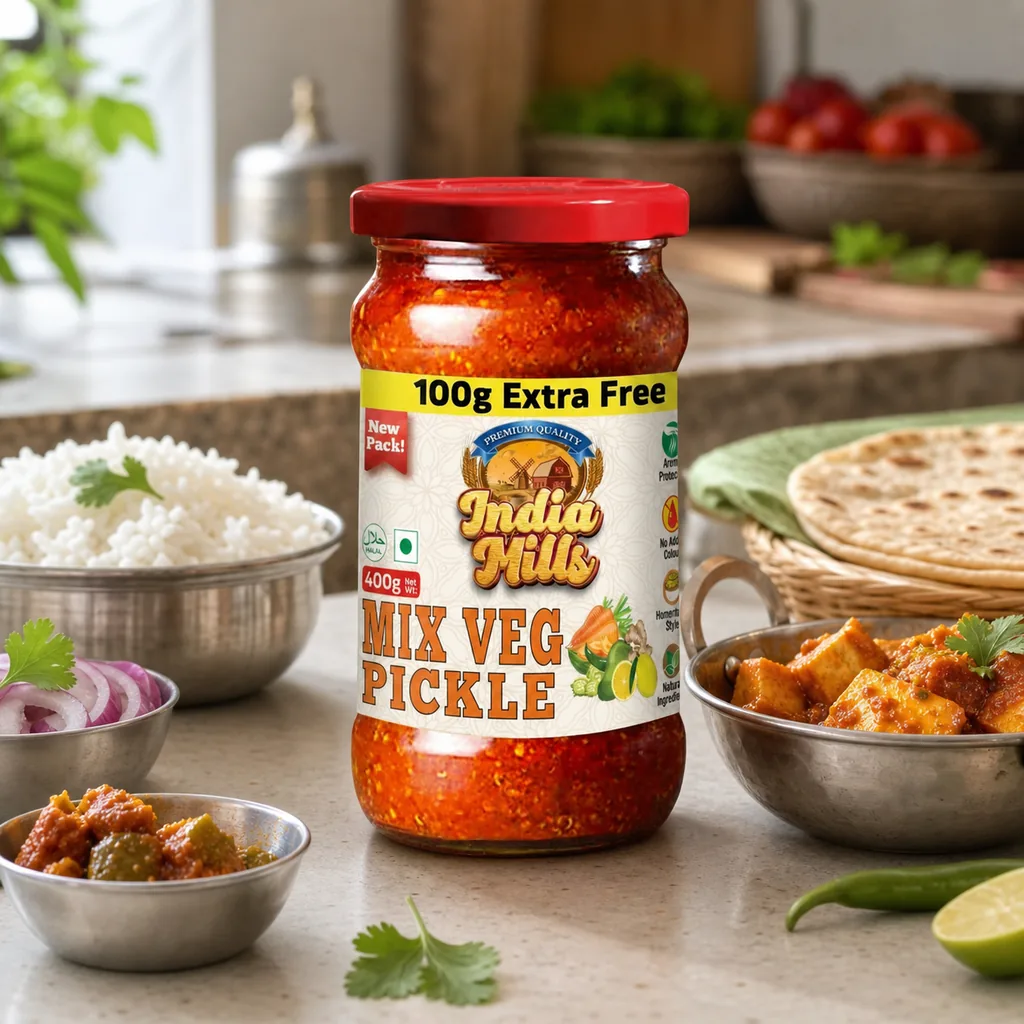Mix Veg Pickle — India Mills stocked by Bagason Group in the UAE