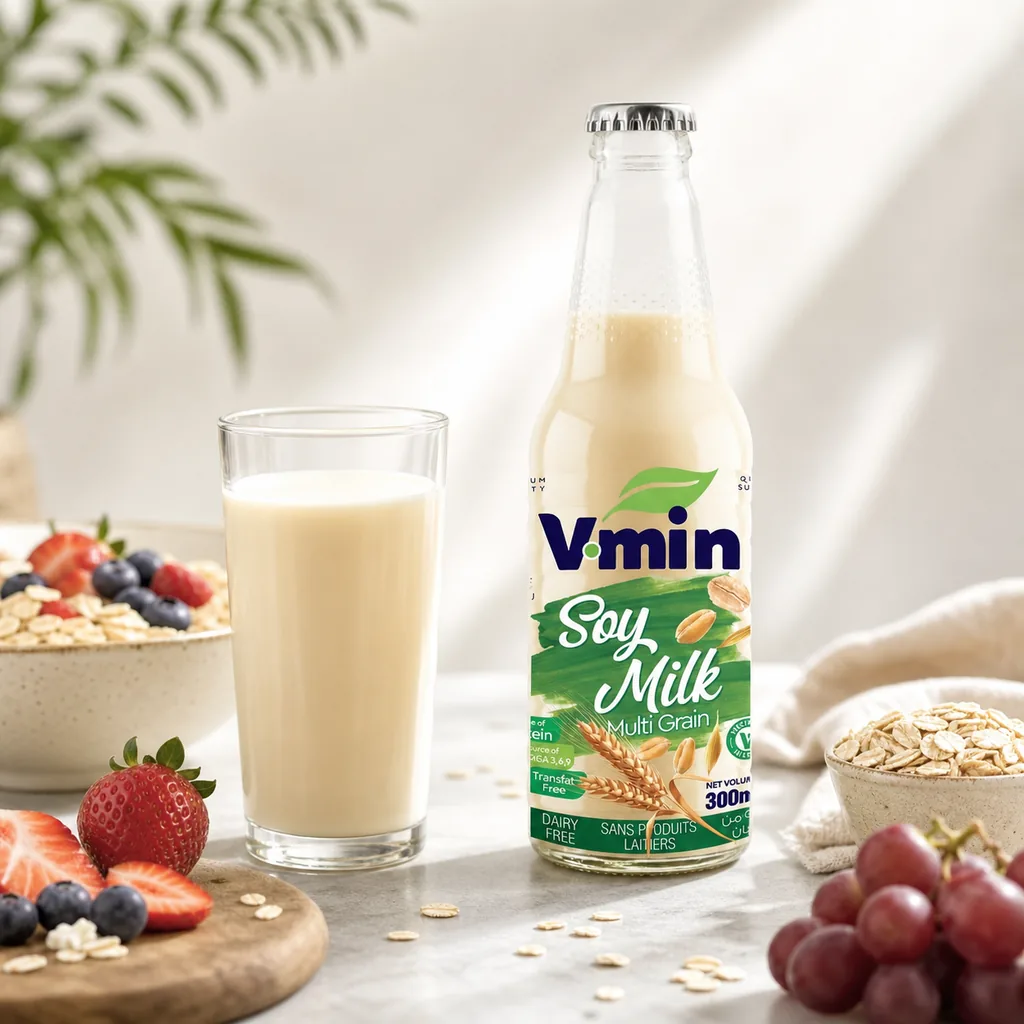 Soy Milk Multi Grain — Vmin stocked by Bagason Group in the UAE