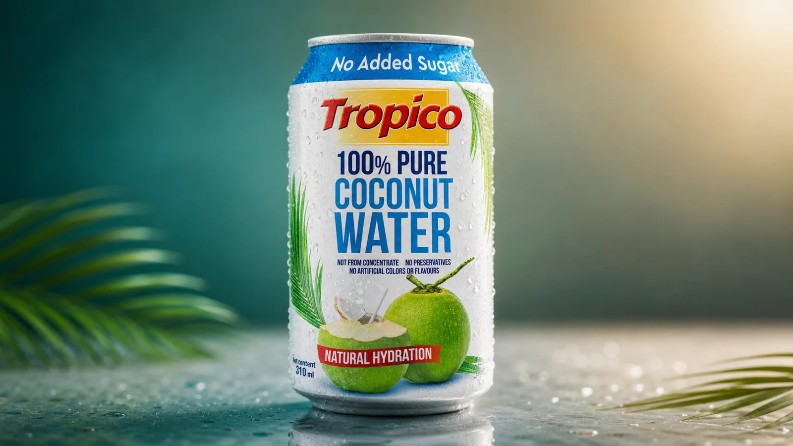 Close-up of a juice bottle back label showing the ingredient list and fruit content percentage