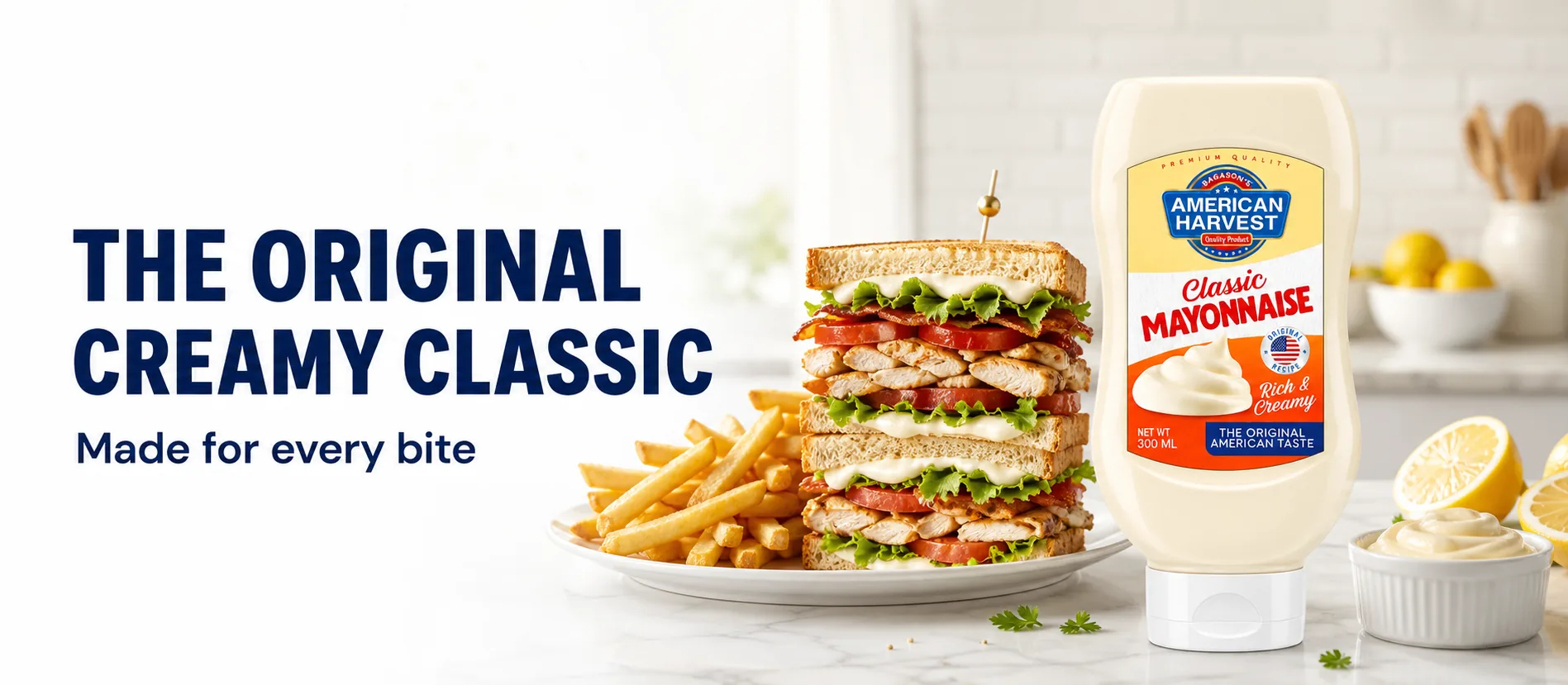 American Harvest Classic Mayonnaise — The Original Creamy Classic