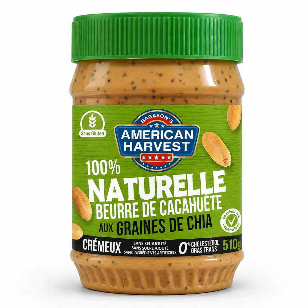 American_Harvest_Peanut_Butter_Chia_510g_back.webp