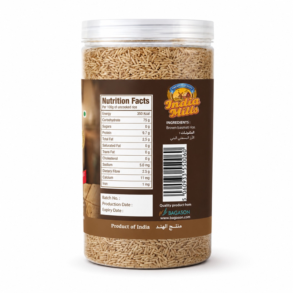 Back - Nutrition Facts