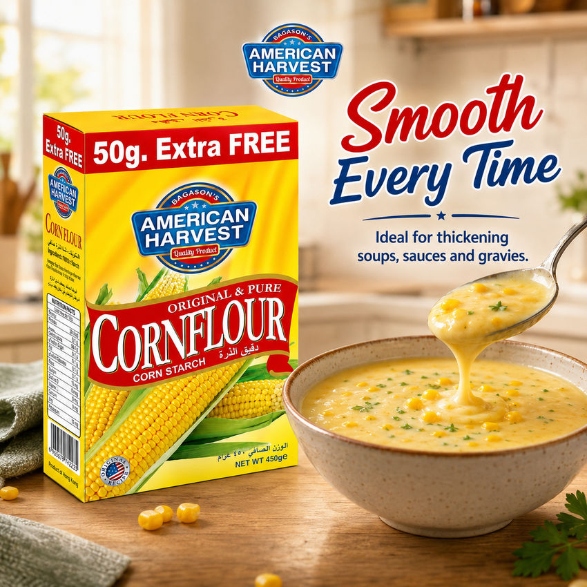 AH Cornflour 450g - Square - Smooth Every Time