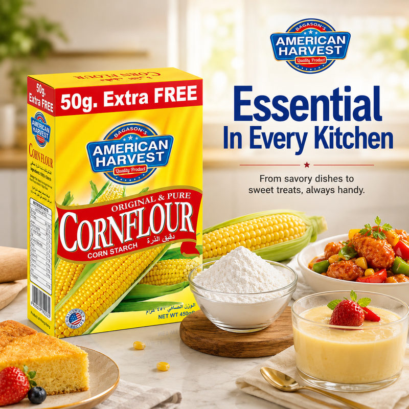 AH Cornflour 450g - Square - Essential In Every Kitchen