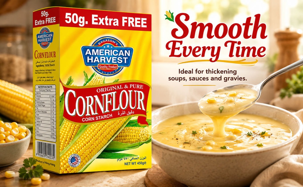 AH Cornflour 450g - Wide - Smooth Every Time