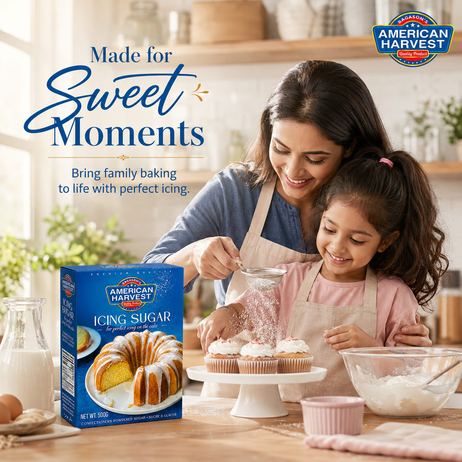 AH Icing Sugar 500g - Square - Made for Sweet Moments