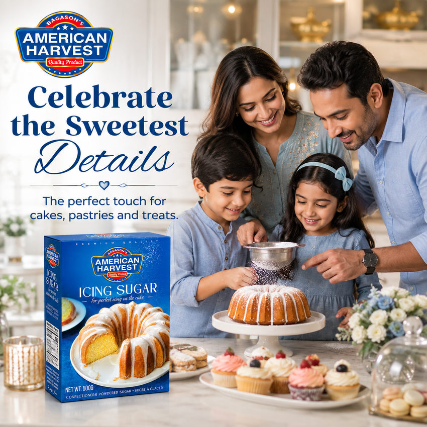 AH Icing Sugar 500g - Square - Celebrate the Sweetest Details