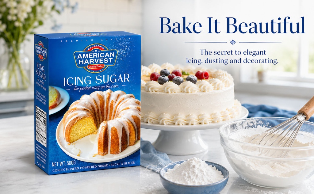 AH Icing Sugar 500g - Wide - Bake It Beautiful