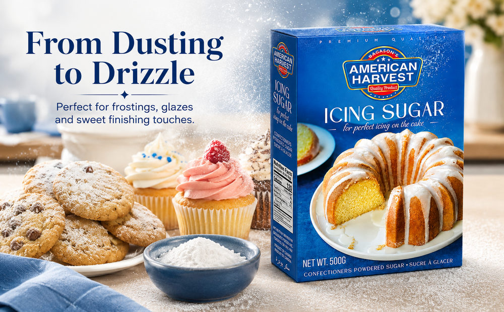 AH Icing Sugar 500g - Wide - From Dusting to Drizzle