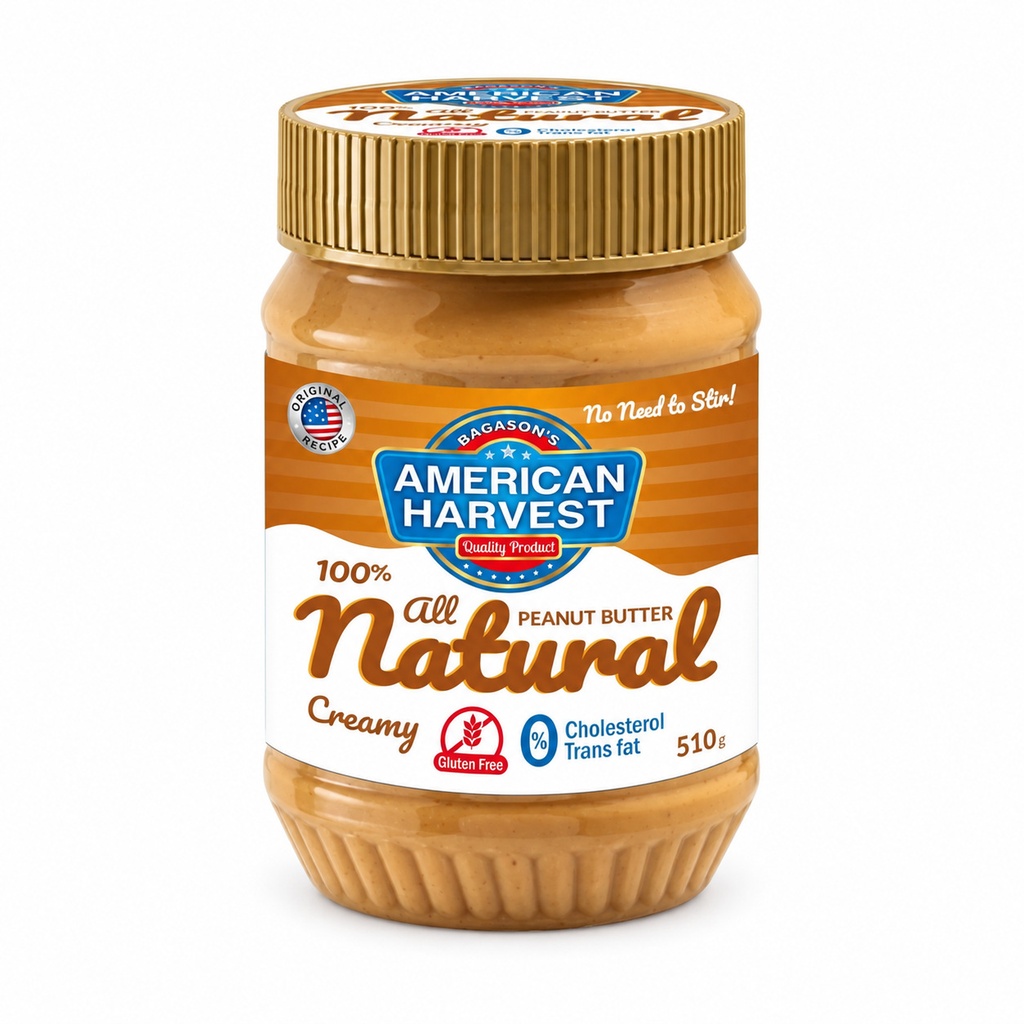 AH All Natural Peanut Butter Creamy (12x510G)