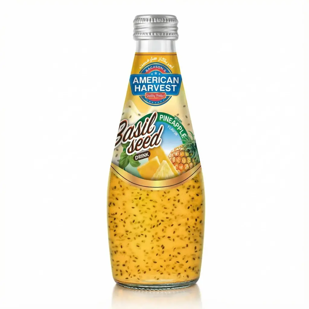 AH Basil Seed Drink Pineapple (24x290ml)