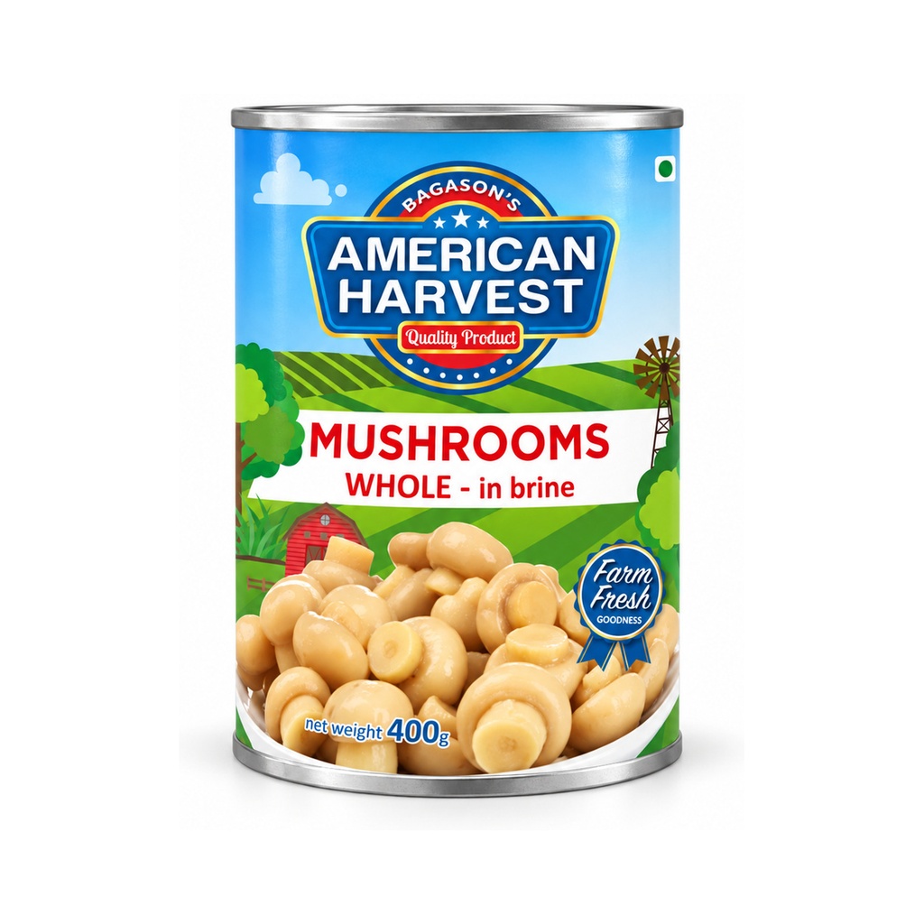 AH Can Mushroom Whole (24x400g)