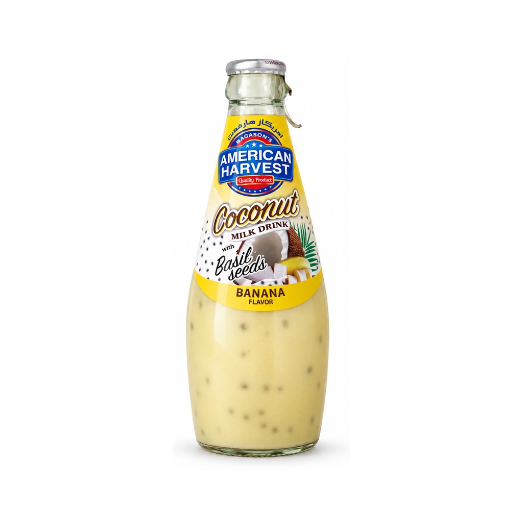 AH Coconut Milk Banana With Basil Seed (24x290ml)