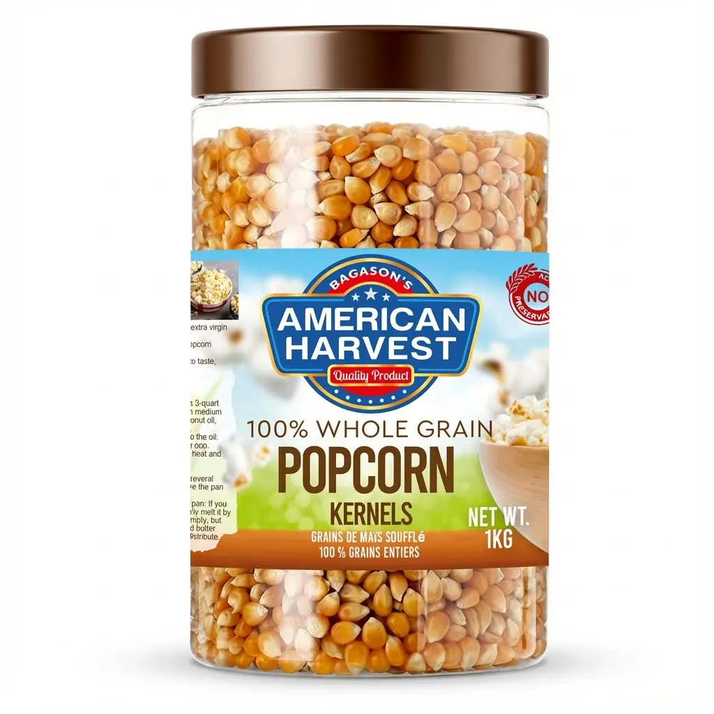 AH POPCORN KERNELS - USA (12x1kg) JAR
