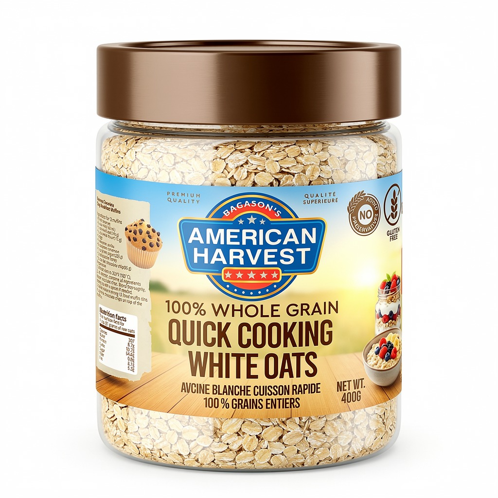 AH WHITE OATS (24x400G) JAR
