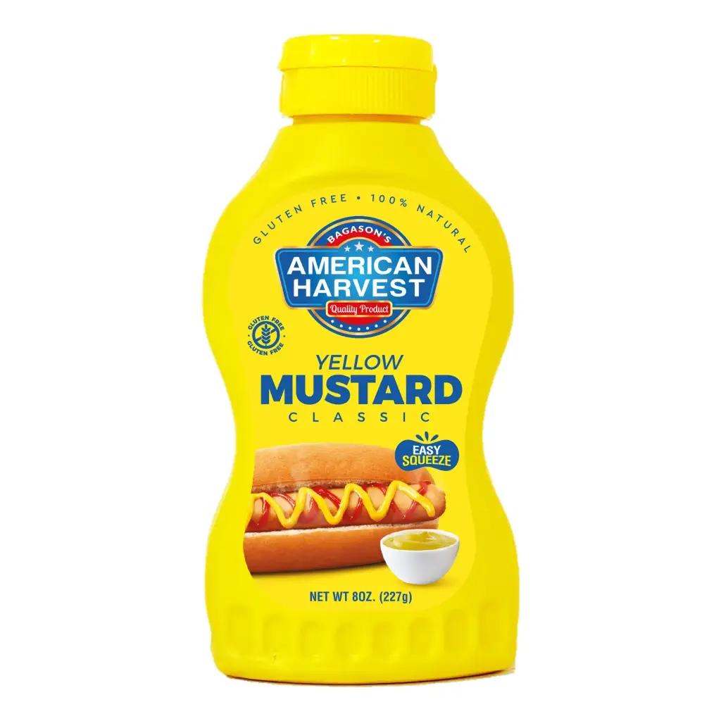 AH YELLOW MUSTARD (12x227g)(8oz)