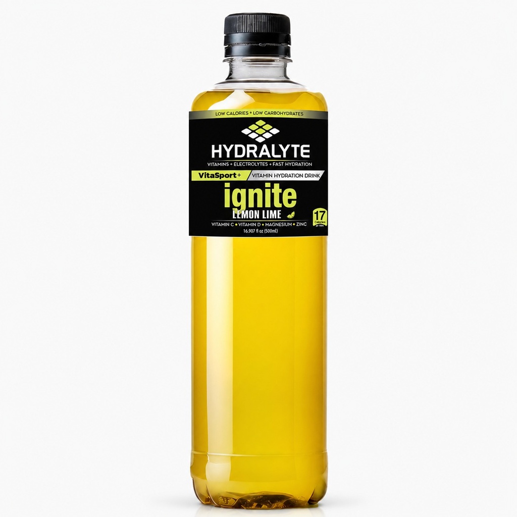 Hydralyte VitaSport+ Lemon Hydration Drink (24x500ml)