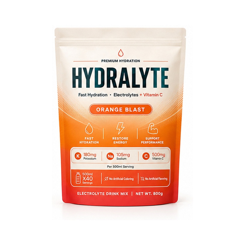 Hydralyte Electrolyte Powder Orange Flavor (10x800g)