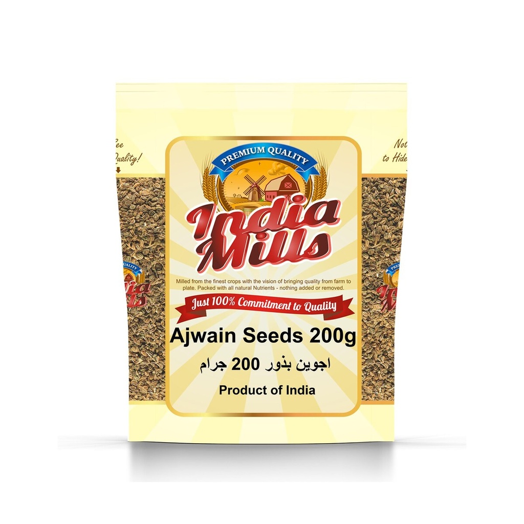 INDIA MILLS AJWAIN SEEDS (24x200GMS)
